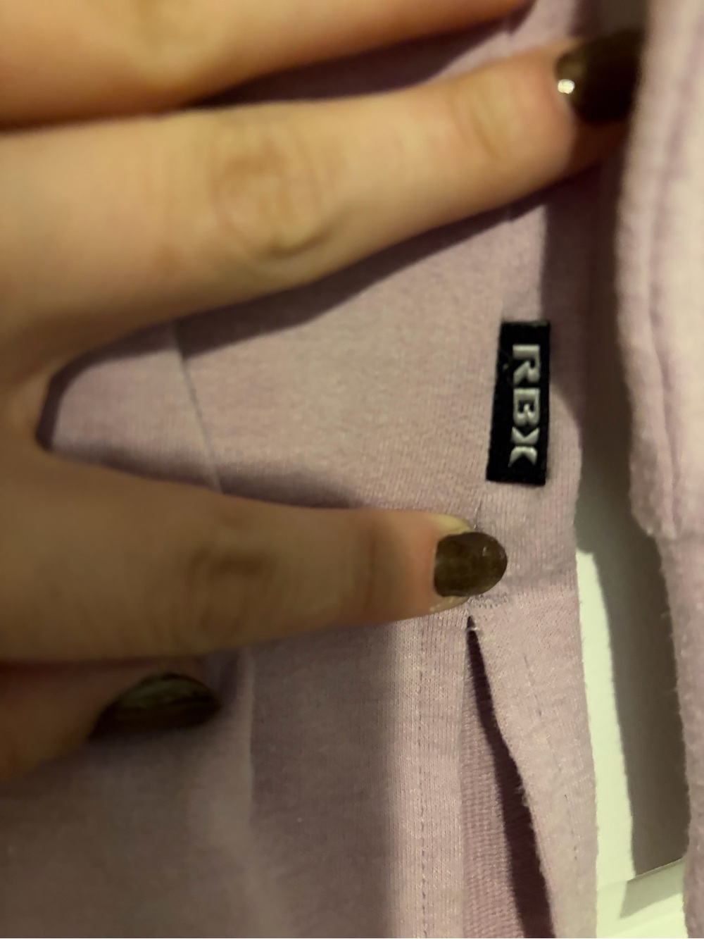 RBX Lavender Pullover with Funnel Neck - Picture 2 of 4